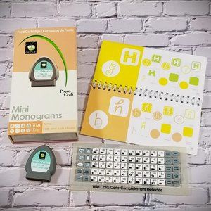 CRICUT - Mini Monograms - Provo Craft 2006